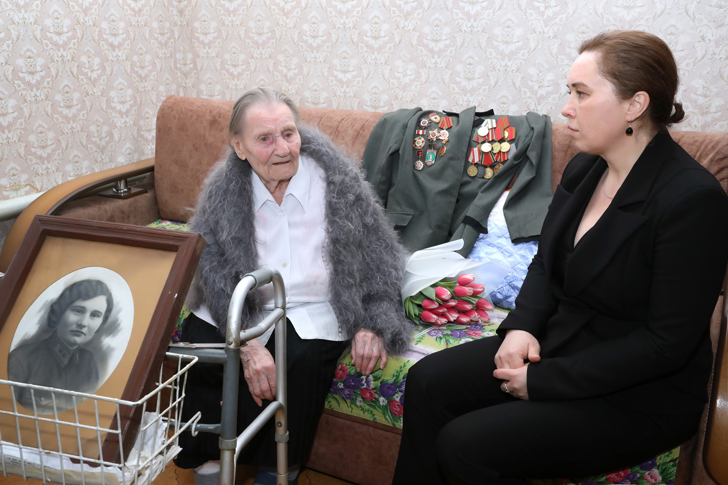 Татьяна Дьяконова поможет 102-летней участницы Сталинградской битвы увековечить память о внуке , погибшем во время СВО