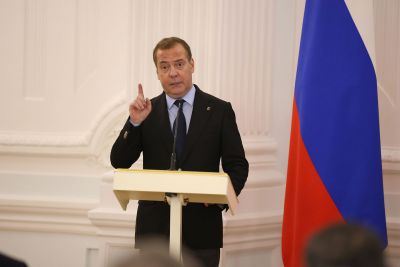 Встреча депутатов фракции «Единая Россия» с Председателем партии Дмитрием Медведевым